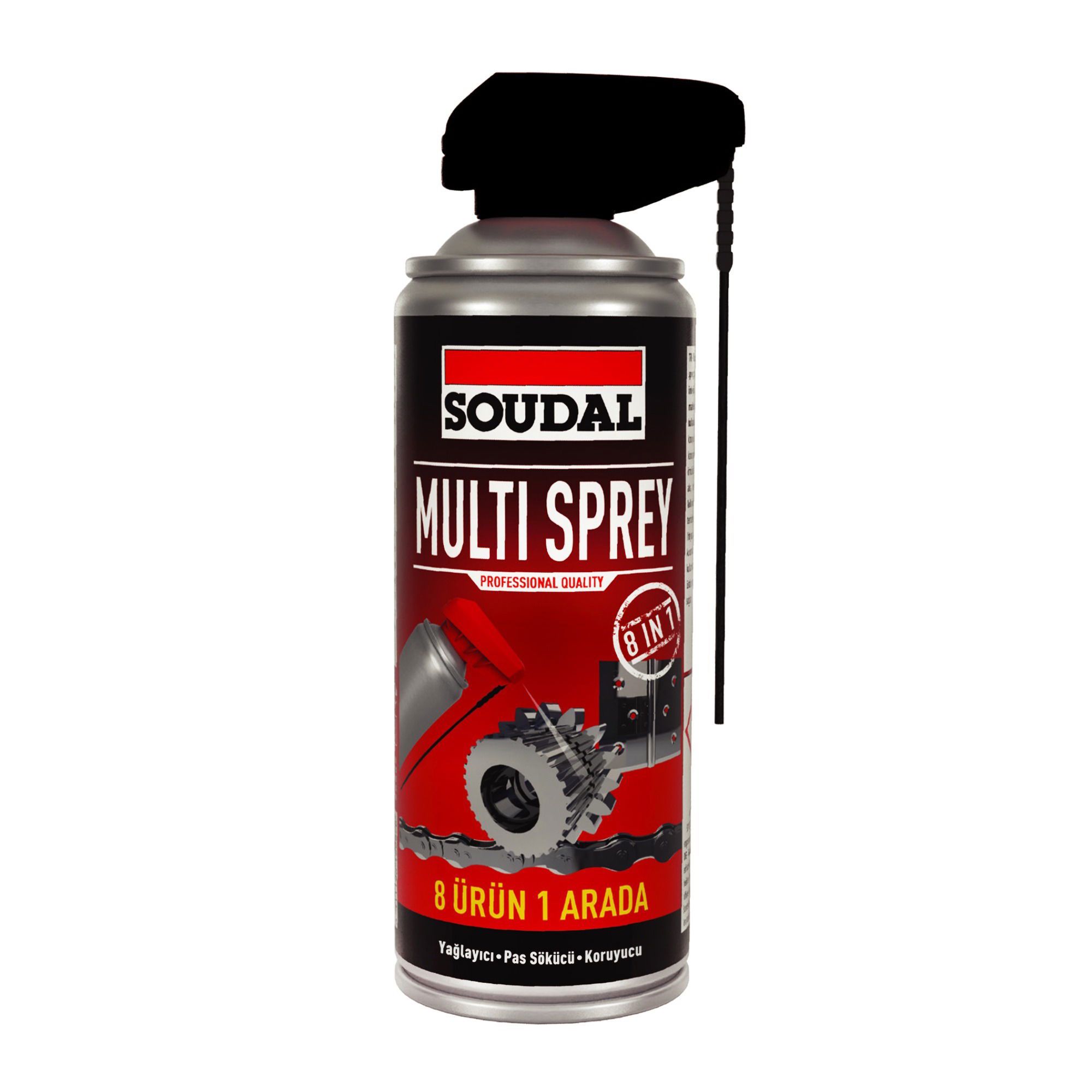 SOUDAL KOBRA BAŞLIKLI MULTİ SPREY 400 ML. / ( 1 KUTU= 24 ADET )